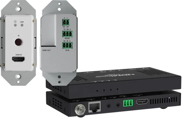 4K30 444 / 4K60 420 1-Gang Wallplate HDBaseT