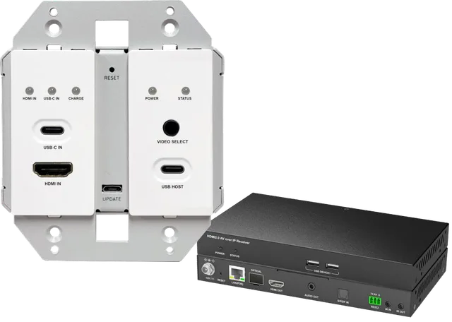 4K60 444 JPEG 2000 AVoIP Wallplate Encoder