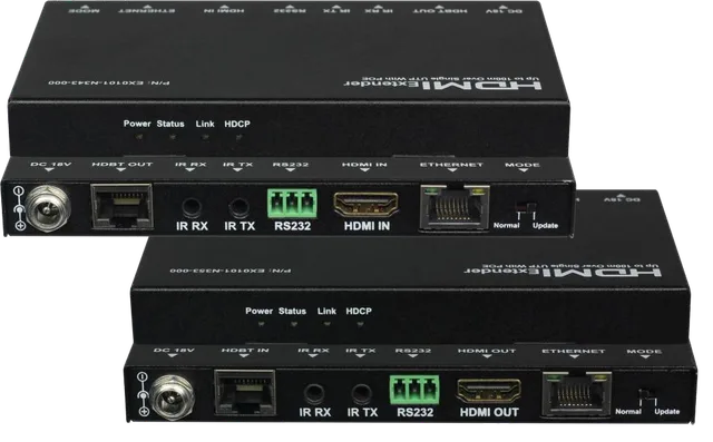 4K30 444 1080P 100m HDBaseT Extender with PoC