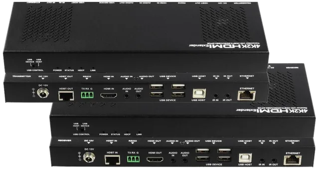 4K60 444 HDBaseT HDR KVM Extender with USB2.0