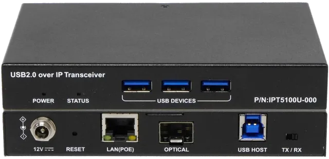 USB 2.0 over IP Transceiver
