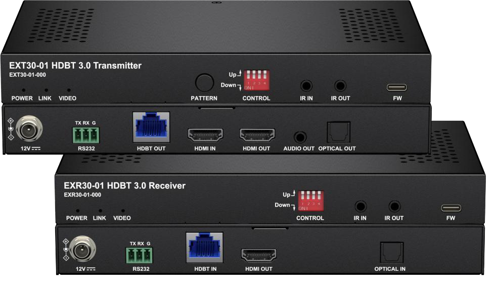 4K60444 HDR HDBT 3.0 Extender with Audio De-embedding