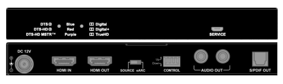 HDMI2.0 Dolby/DTS Audio Down-mixer with eARC