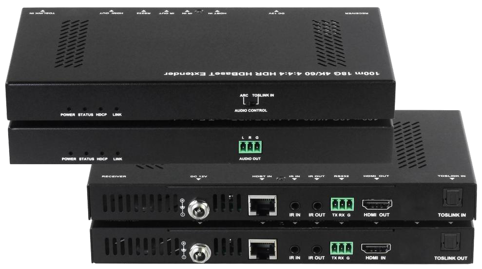4K60 444 HDR HDBaseT Extender with ARC