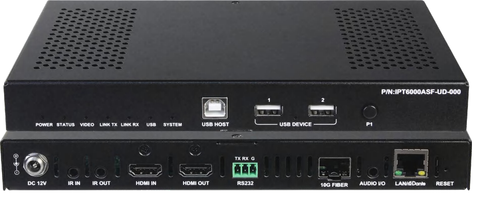 4K60 444 SDVoE AVoIP Transceiver Fiber