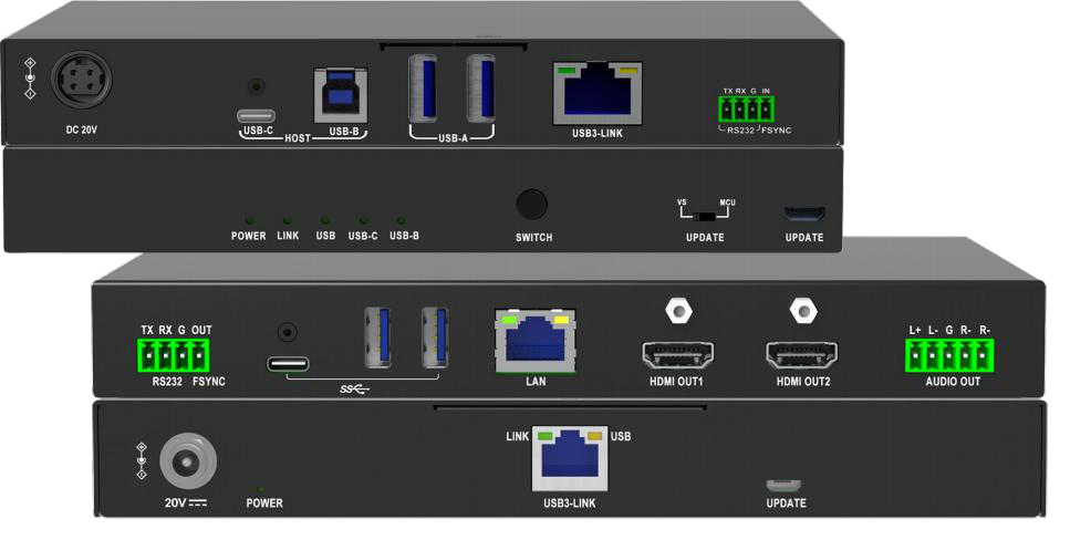 100m USB3.2 Extender with DisplayLink