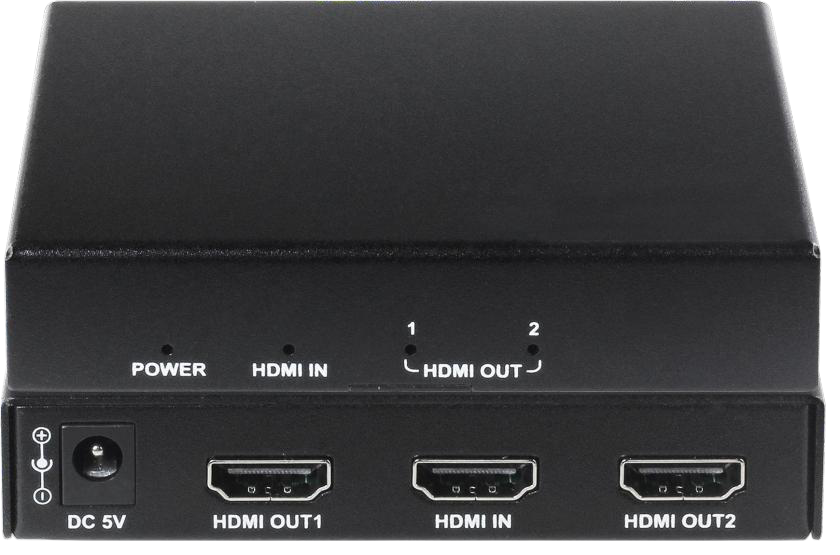 4K HDMI 2.0 1x2 Splitter with Scaler