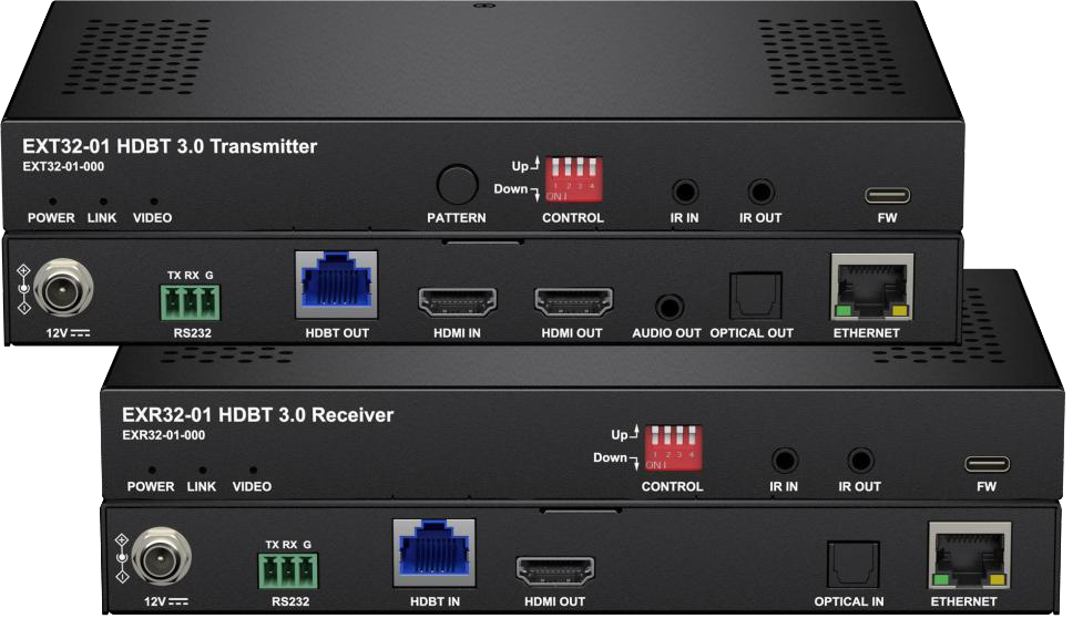 4K60444 HDR HDBT 3.0 Extender with Audio De-embedding