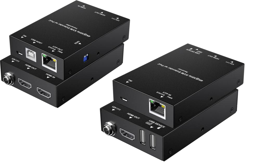 4K60 70m HDMI KVM Extender with PoC